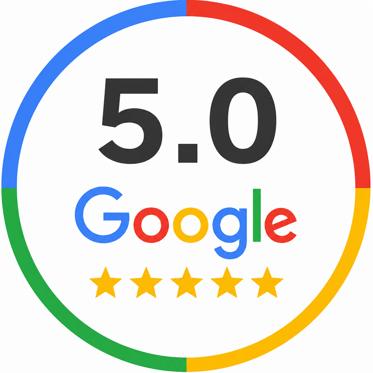 Google 5.0 Rating